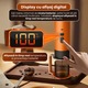 Espressor portabil reincarcabil, Step Out, aparat de cafea cu incalzire rapida, compatibil cu capsule Nespresso/Dolce Gusto/cafea macinata, 15 bari, baterie 7800 mAh, incarcare USB-C, display digital, portabil pentru masina, birou, camping, portocaliu