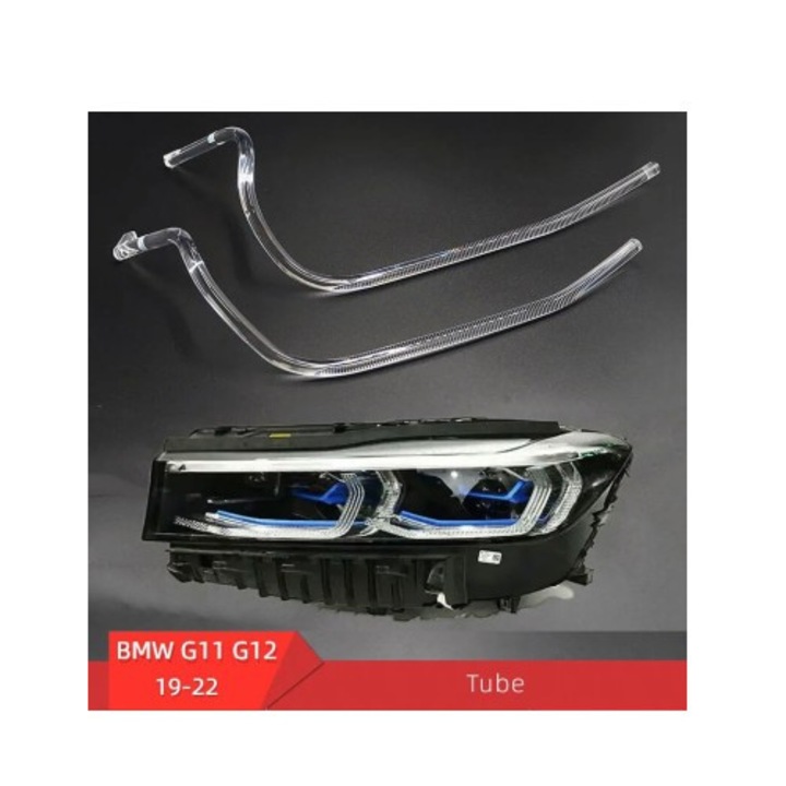 Set fibra reparatie DRL Angel Eyes far stanga pentru BMW Seria 7 G11, G12 LCI Facelift 2019-2022