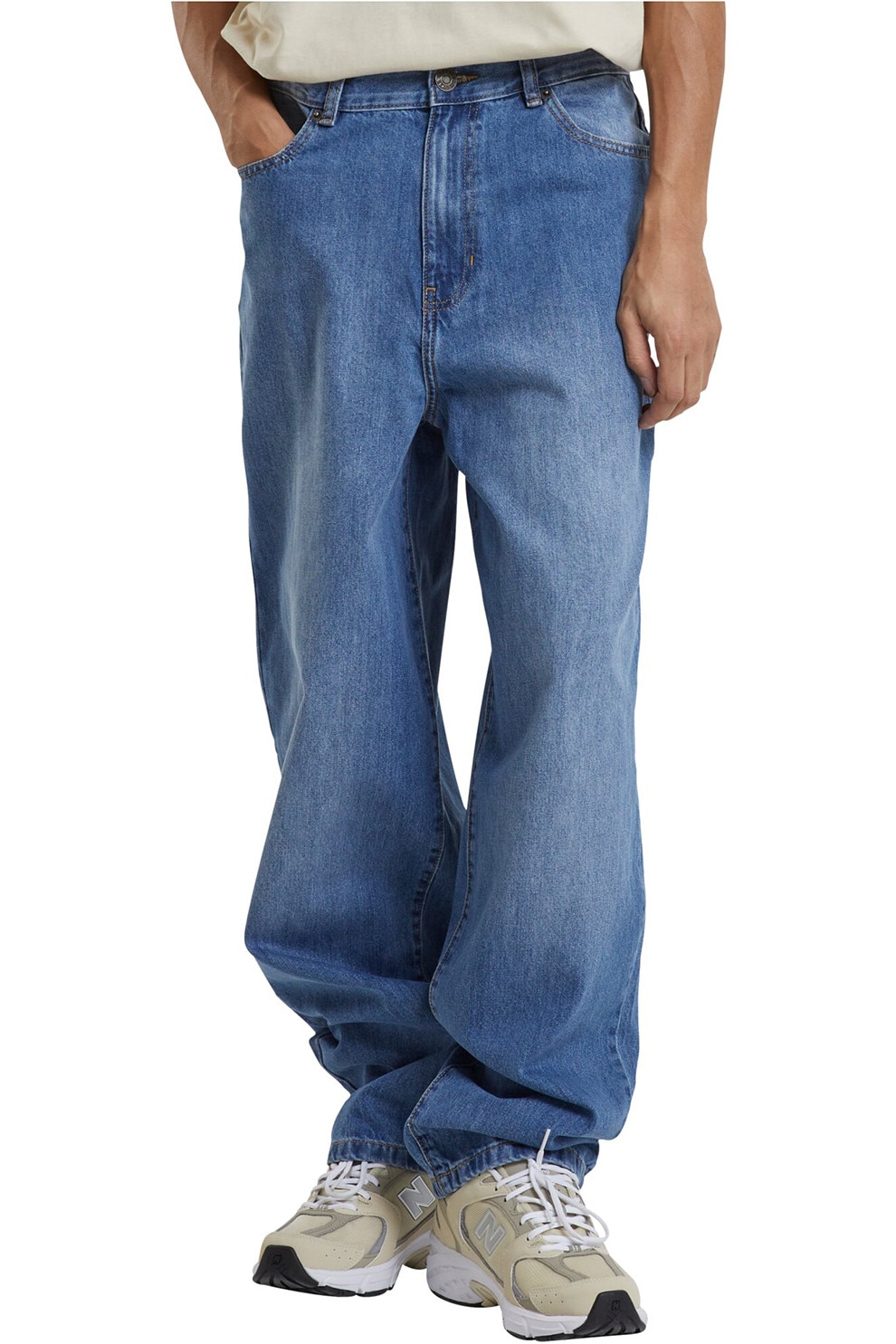 Urban Classics,Blugi baggy, Albastru, 30