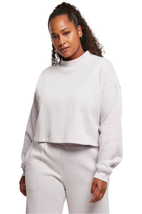 Urban Classics, Bluza sport crop uni, Lila pal