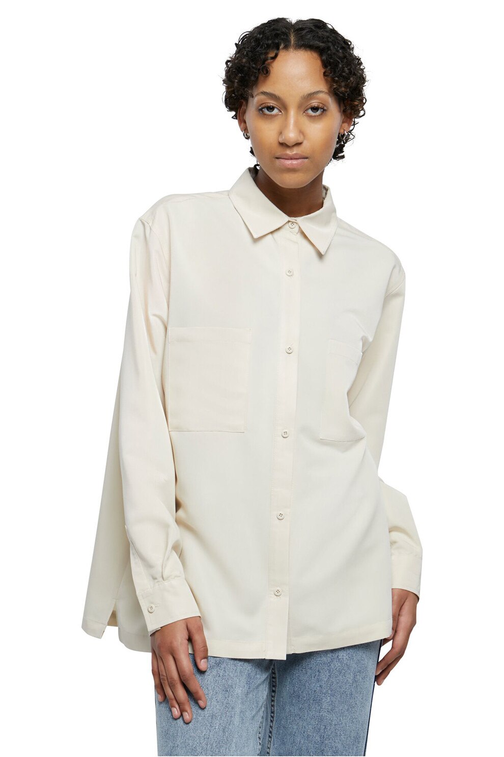 Urban Classics, Camasa uni cu guler clasic, Maro nisip, L
