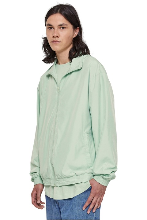 Urban Classics, Jacheta cu fermoar si maneci cazute, Verde menta