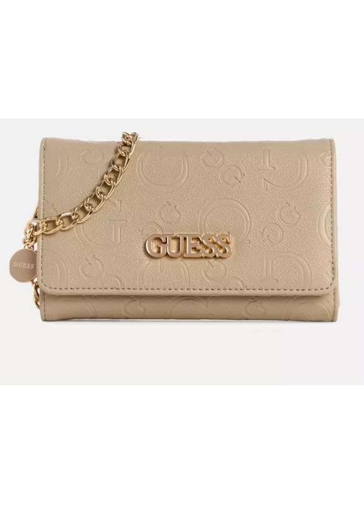 Голям портфейл, GUESS, Amarantha, кафяв, 20x11x3cm