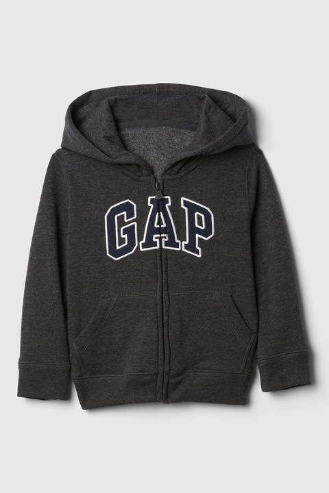 GAP, Hanorac lejer cu fermoar, Gri inchis