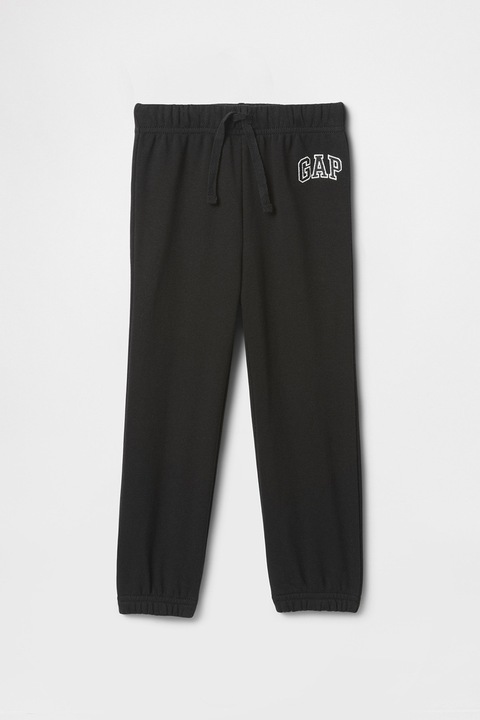 GAP, Logós pamuttartalmú szabadidőnadrág, Fekete