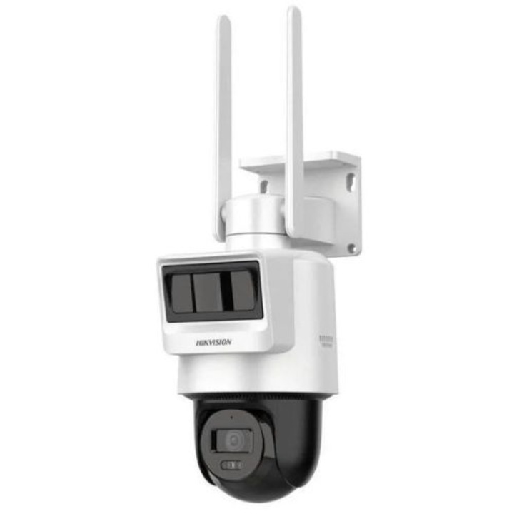 Camera de supraveghere 4G HiLook Hikvision, 2MP, 4mm, IR 30m, difuzor si microfon, rotire si inclinare din aplicatie, IP66, slot MicroSD, PTZ-N2C200I-K/4G/C09S20(4mm)