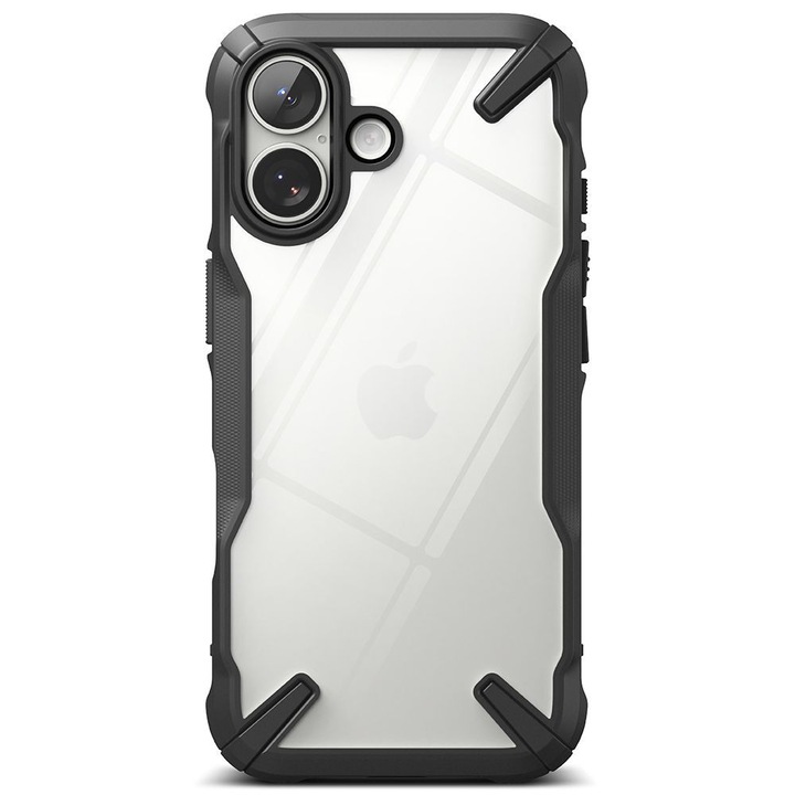 Carcasa Ringke Fusion X compatibila cu iPhone 17, Negru