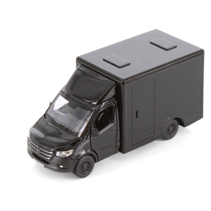 Fém modell Mercedes-Benz Sprinter, Fekete, 1:48
