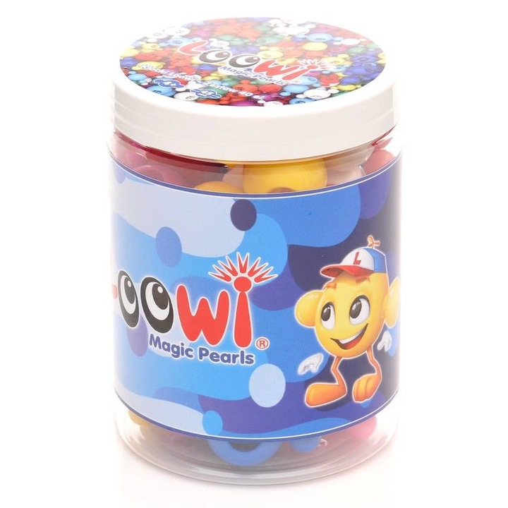 Set de constructie Loowi, 40 elemente, culori vii, ambalaj transparent