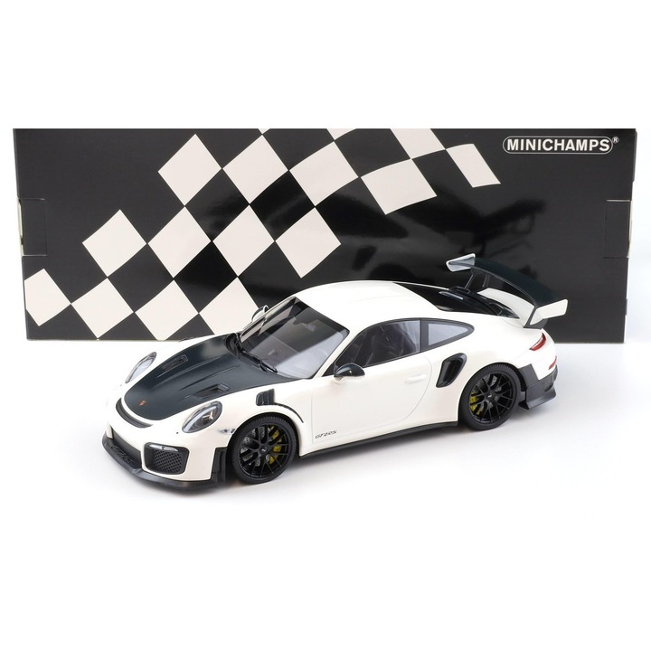 Macheta Porsche 911 GT2 RS 2018 alb 1/504 buc - 1/18 Minichamps