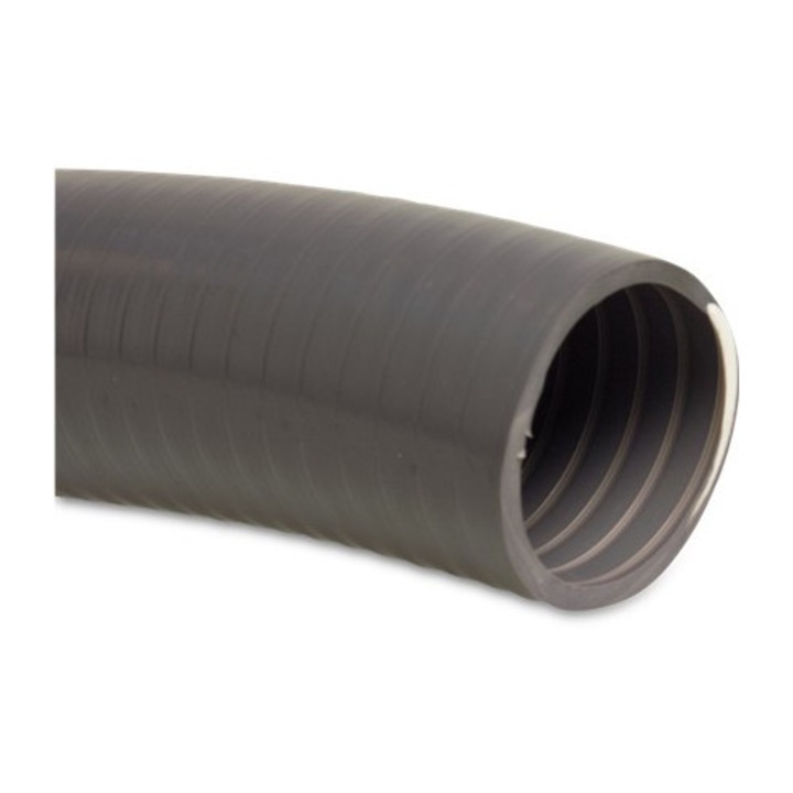 Furtun pentru piscina, Hydraulica PVC, 34x40mm, PVC elastic, rezistent la chimicale, temperaturi -10C la 55C