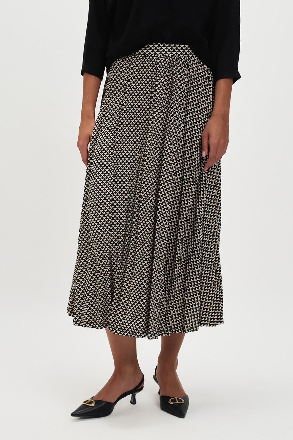 Top Secret, Fusta lunga dreapta, Crem, 36