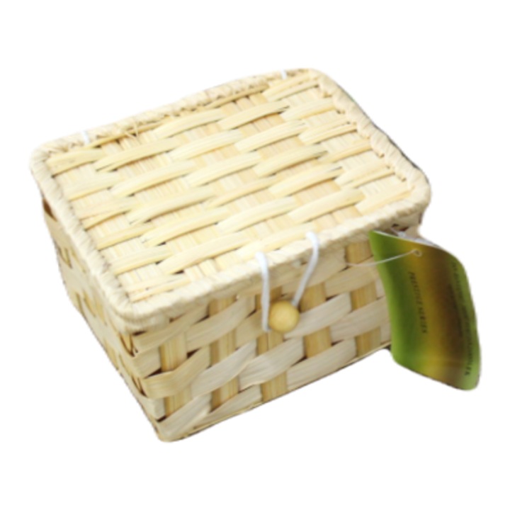 Cutie depozitare, 7&7, bambus, 13,5x11x7 cm
