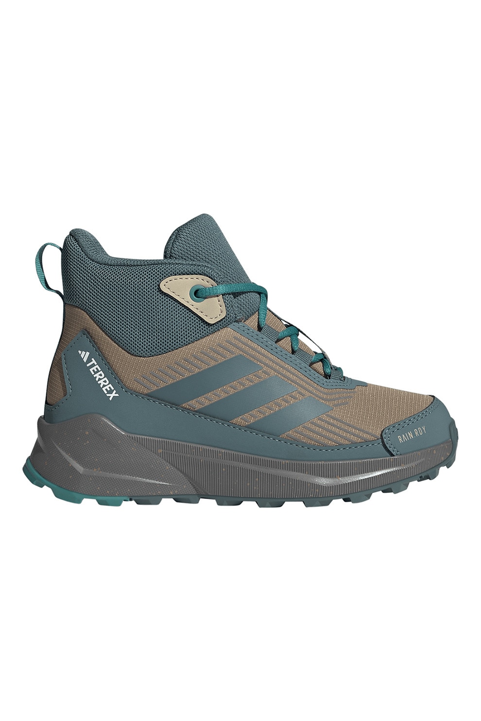 adidas Performance, Pantofi mid-cut Terrex Trailmaker 2, pentru drumetii, Verde marin, Camel, 32 EU