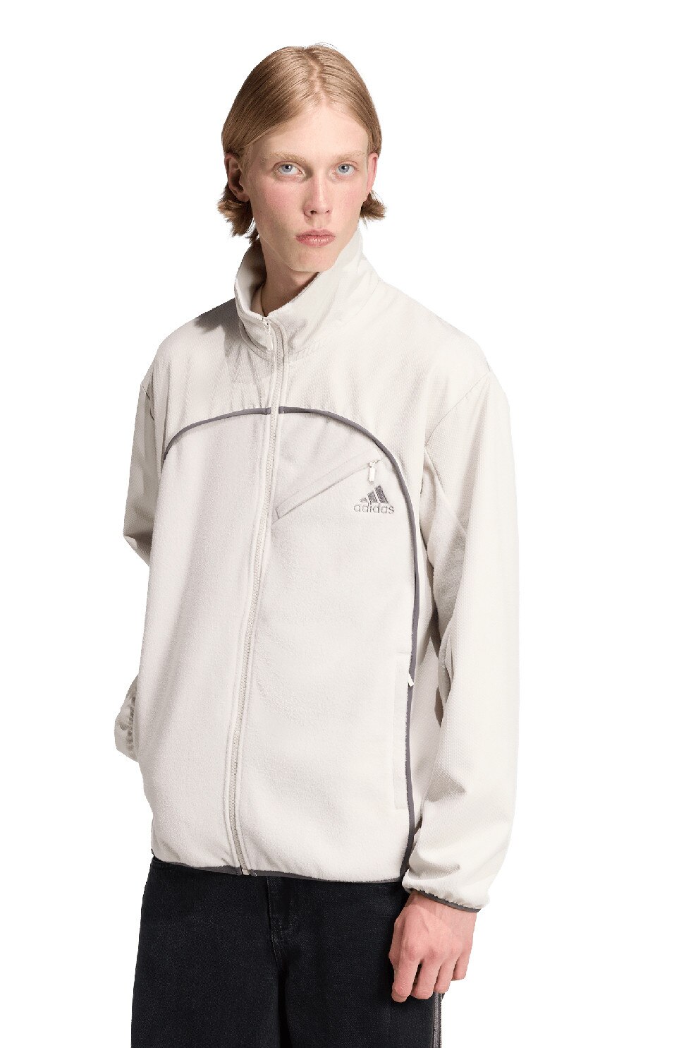 adidas Originals, Bluza de trening din fleece cu fermoar Clima