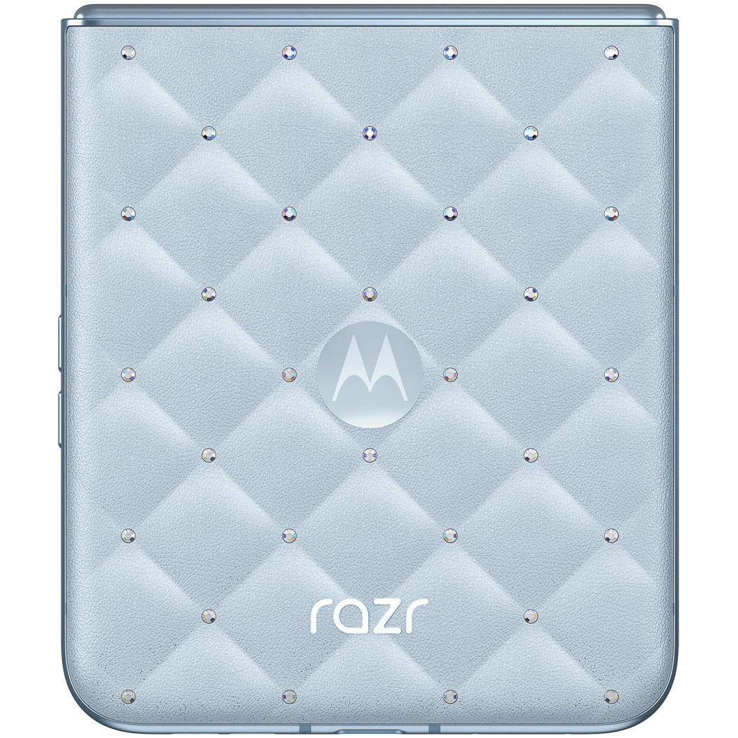 Telefon mobil Motorola razr 60 Swarovski, Dual SIM, 256GB, 8GB RAM, Ice Melt + casti moto buds loop