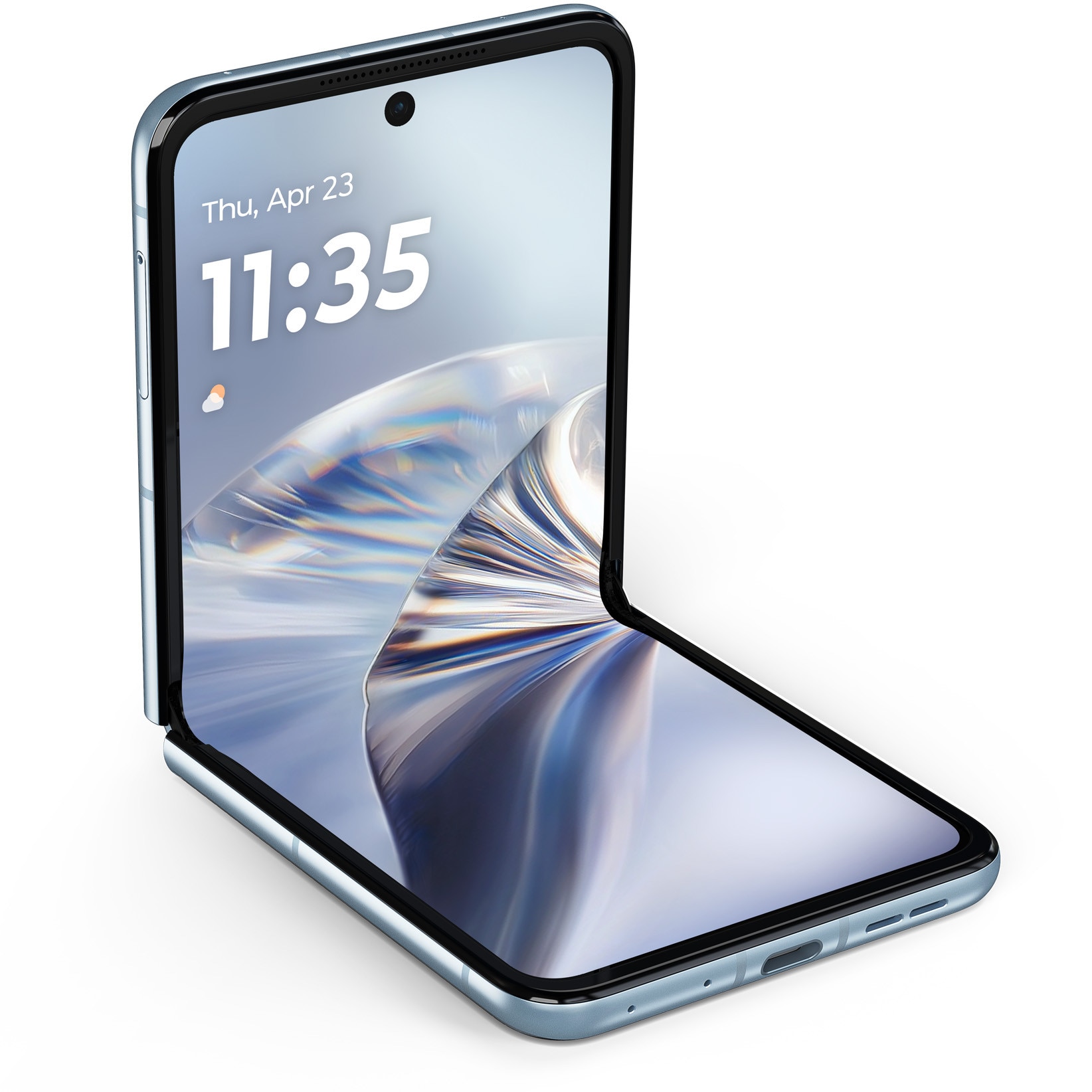 Telefon mobil Motorola razr 60 Swarovski, Dual SIM, 256GB, 8GB RAM, Ice Melt + casti moto buds loop