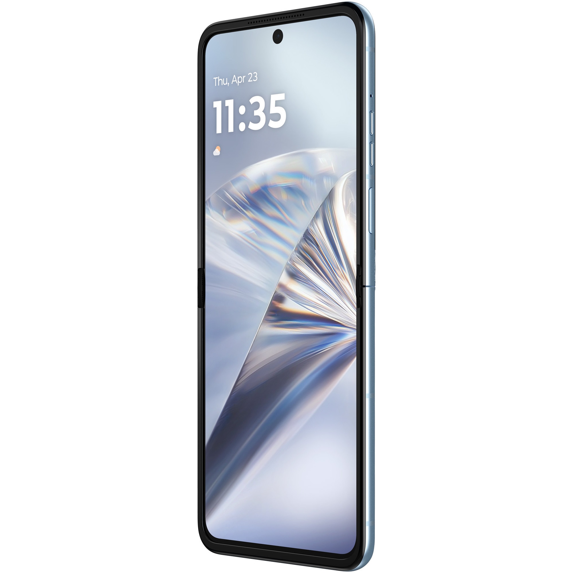 Telefon mobil Motorola razr 60 Swarovski, Dual SIM, 256GB, 8GB RAM, Ice Melt + casti moto buds loop