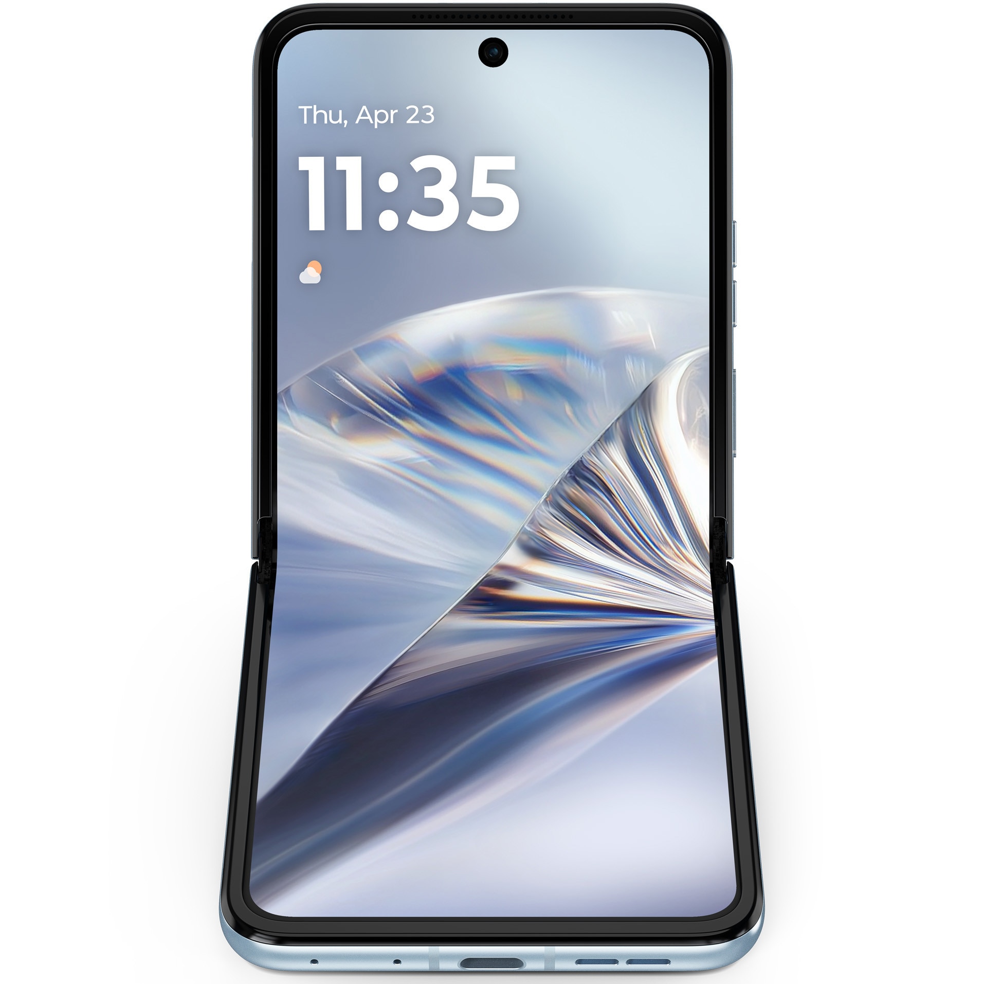 Telefon mobil Motorola razr 60 Swarovski, Dual SIM, 256GB, 8GB RAM, Ice Melt + casti moto buds loop