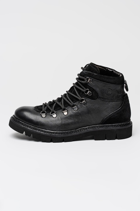 Lumberjack, Bocanci de piele Mastro, Negru