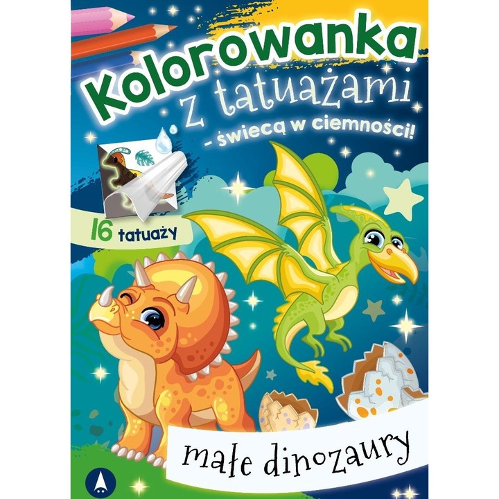 Színező tetoválásokkal: Kis dinoszauruszok, SKRZAT