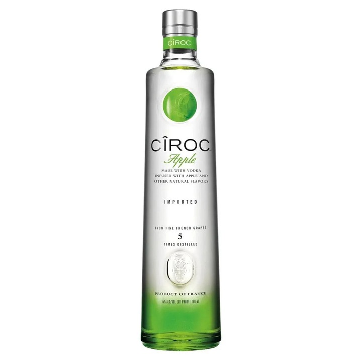 Vodca Ciroc Apple, 37.5%, 0.7l