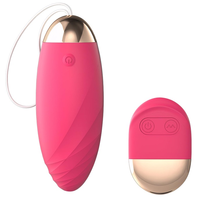 Mini vibrátor, 10 vibrációs mód, szilikon, G-pont, távirányítóval, tojás, vízálló, csendes, korlátlan zuhanyélvezet, nőknek és pároknak, OUYLAF