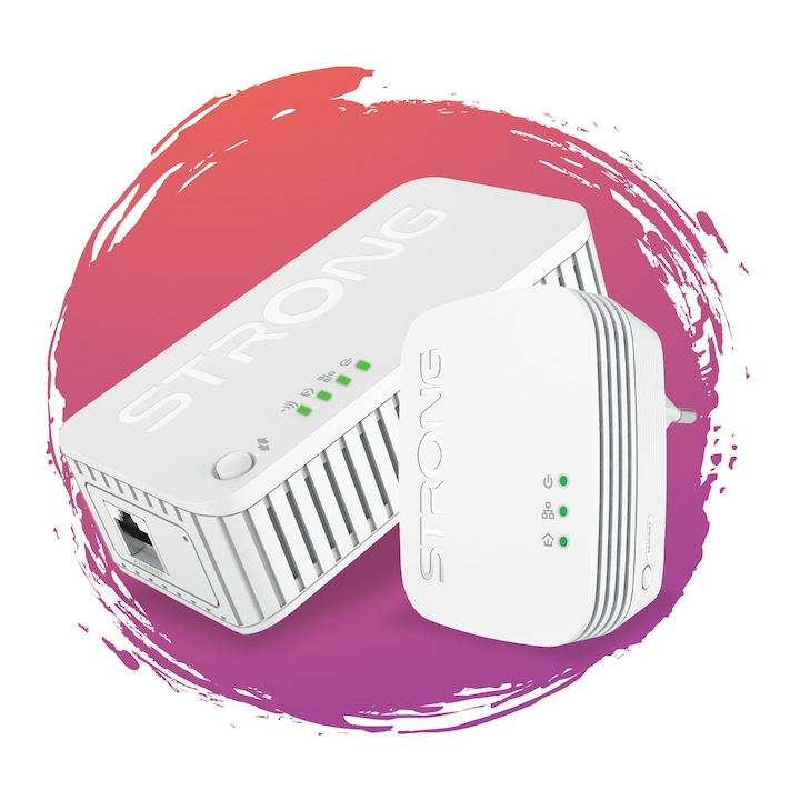 Strong POWER LWF 1000 DUO MINI Wifi Powerline комплект, 2 бр.