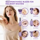 Aparat de tuns 6 in 1, epilator electric pentru femei, violet, portabil, reincarcabil