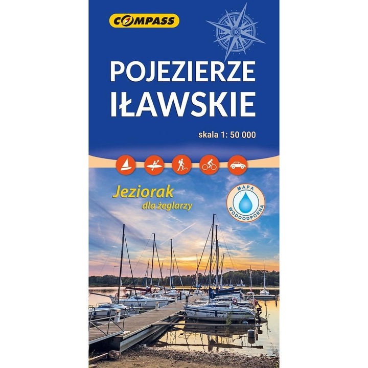 Compass, Pojezierze Ilawskie, 1:50'000, 68x98cm