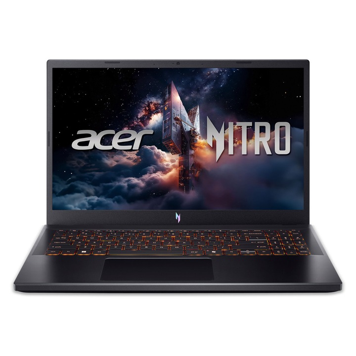 Лаптоп Acer Nitro V15 ANV15-52-76RD, NH.QZ8EX.004, 15.6", Intel Core i7-13620H (10-ядрен), NVIDIA GeForce RTX 5060 (8GB GDDR7), 16GB 3200MHz (1x16GB) DDR4, Черен