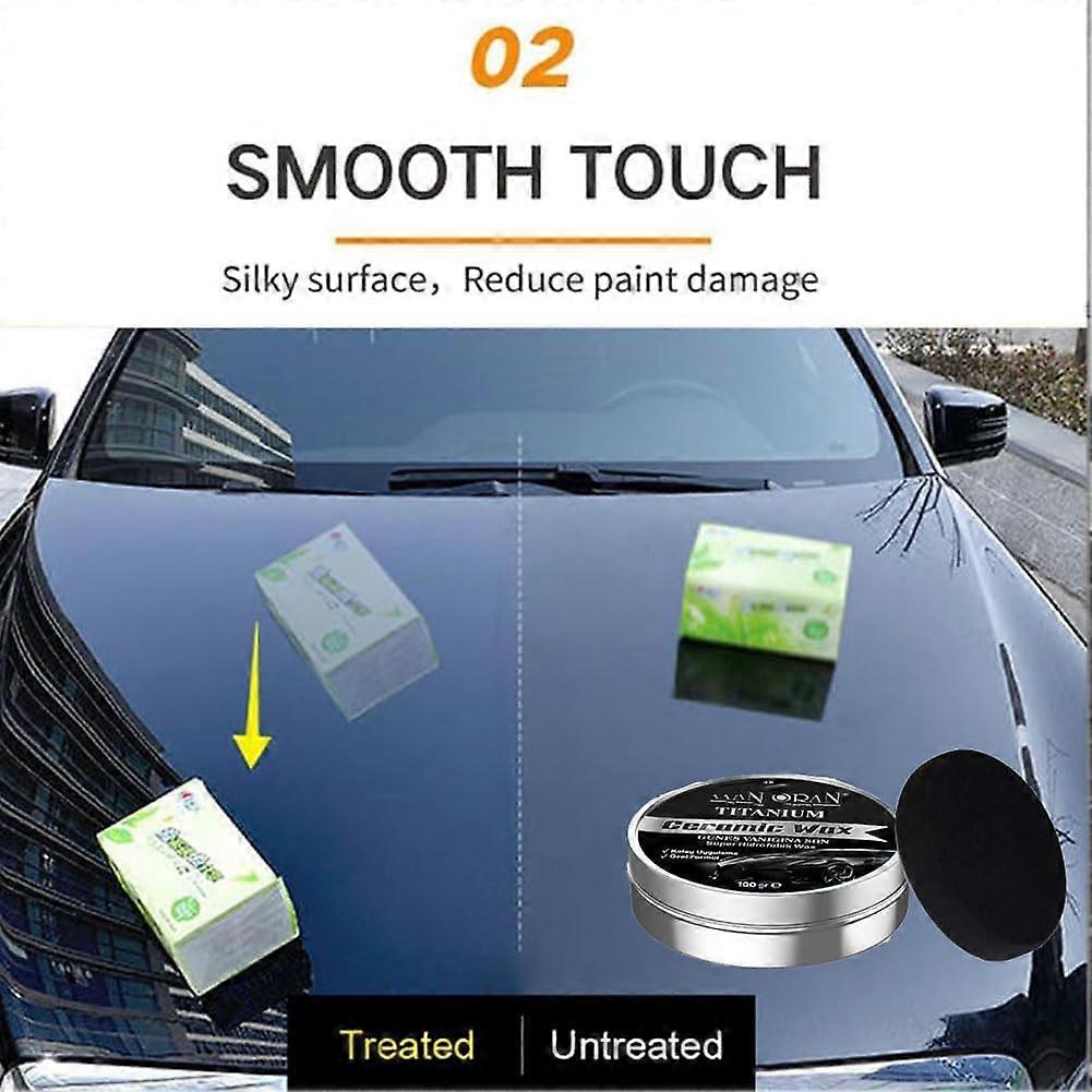 Ceara ceramica pentru auto, Titanium Ceramic Wax, protectie de