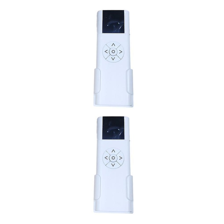 Telecomanda wireless universala, alba, 12.3x4.3x2cm, set 2 bucati