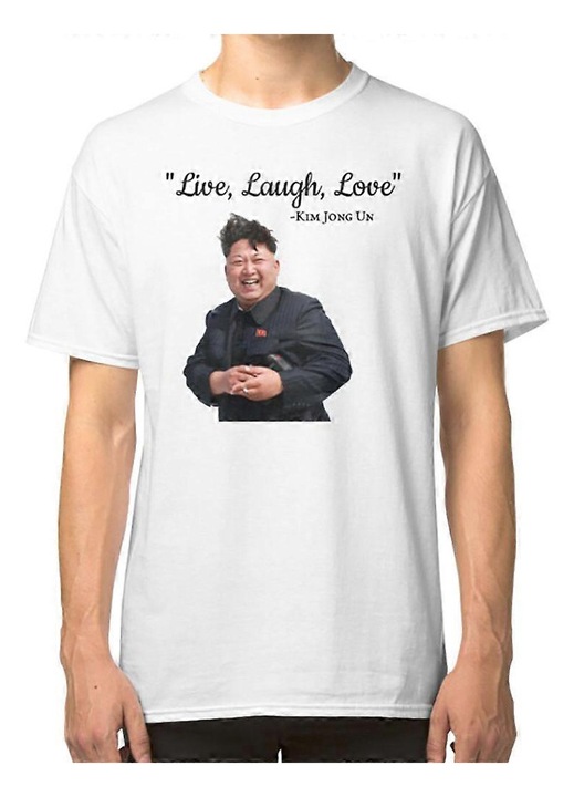 Férfi póló, fehér, pamut, klasszikus szabás, professzionális nyomat