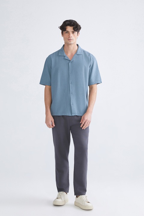 LC WAIKIKI, Pantaloni lejeri cu snur de ajustare, Albastru prafuit, 30