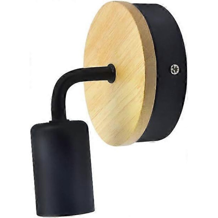 2 db asztali lámpa bilinccsel, 360°-ban hajlítható, 2 db E27 foglalat, 1,25 m kábel, fekete