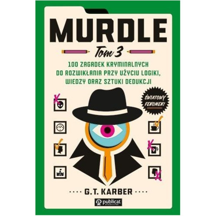 Murdle T.3, Publicat, 100 de enigme criminale, fictiune