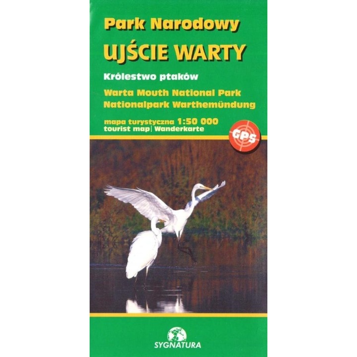 Harta turistica, Sygnatura, Park Narodowy Ujscie Warty, 1:50 000