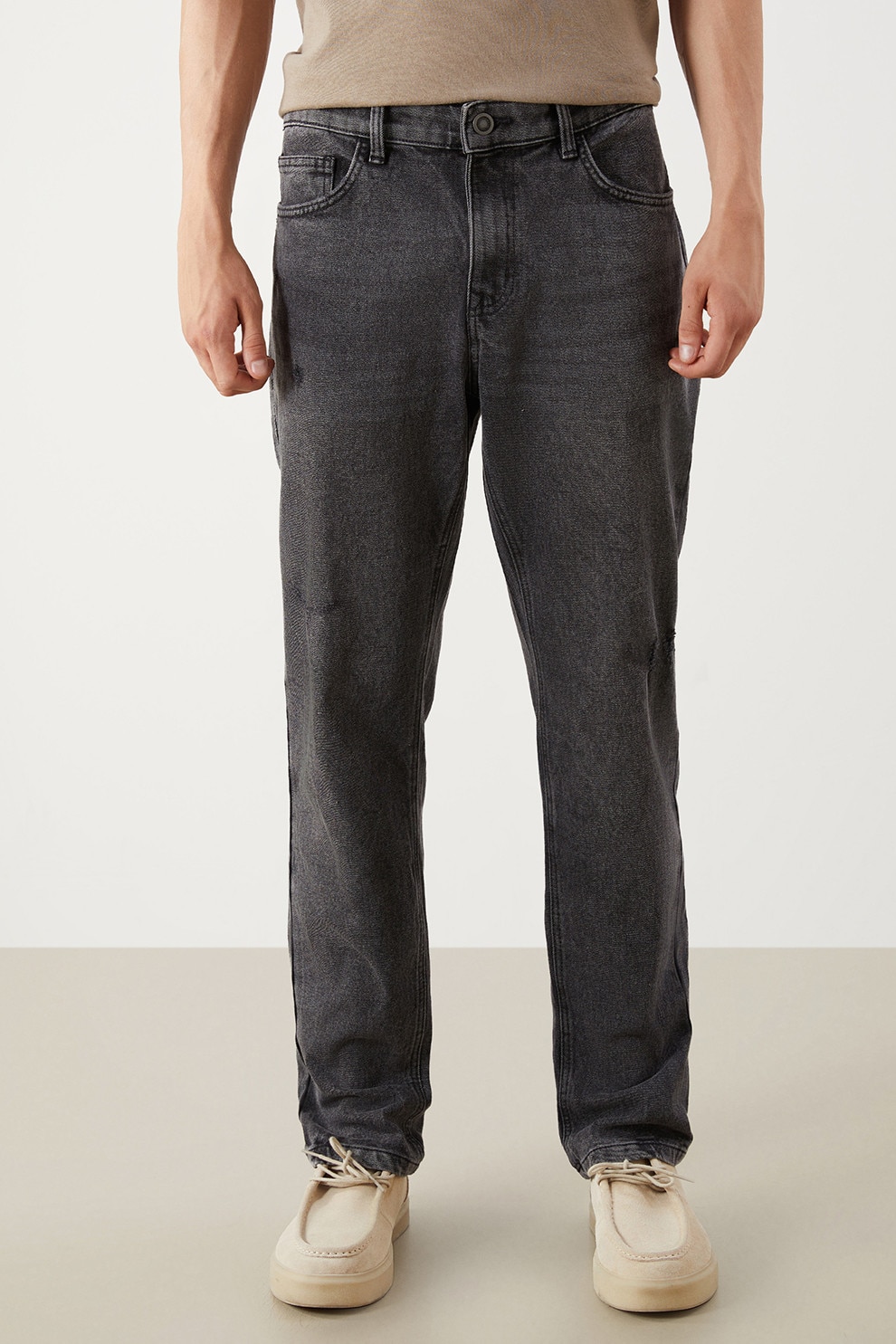 LC WAIKIKI, Blugi regular-fit din denim, Gri, W28-L31