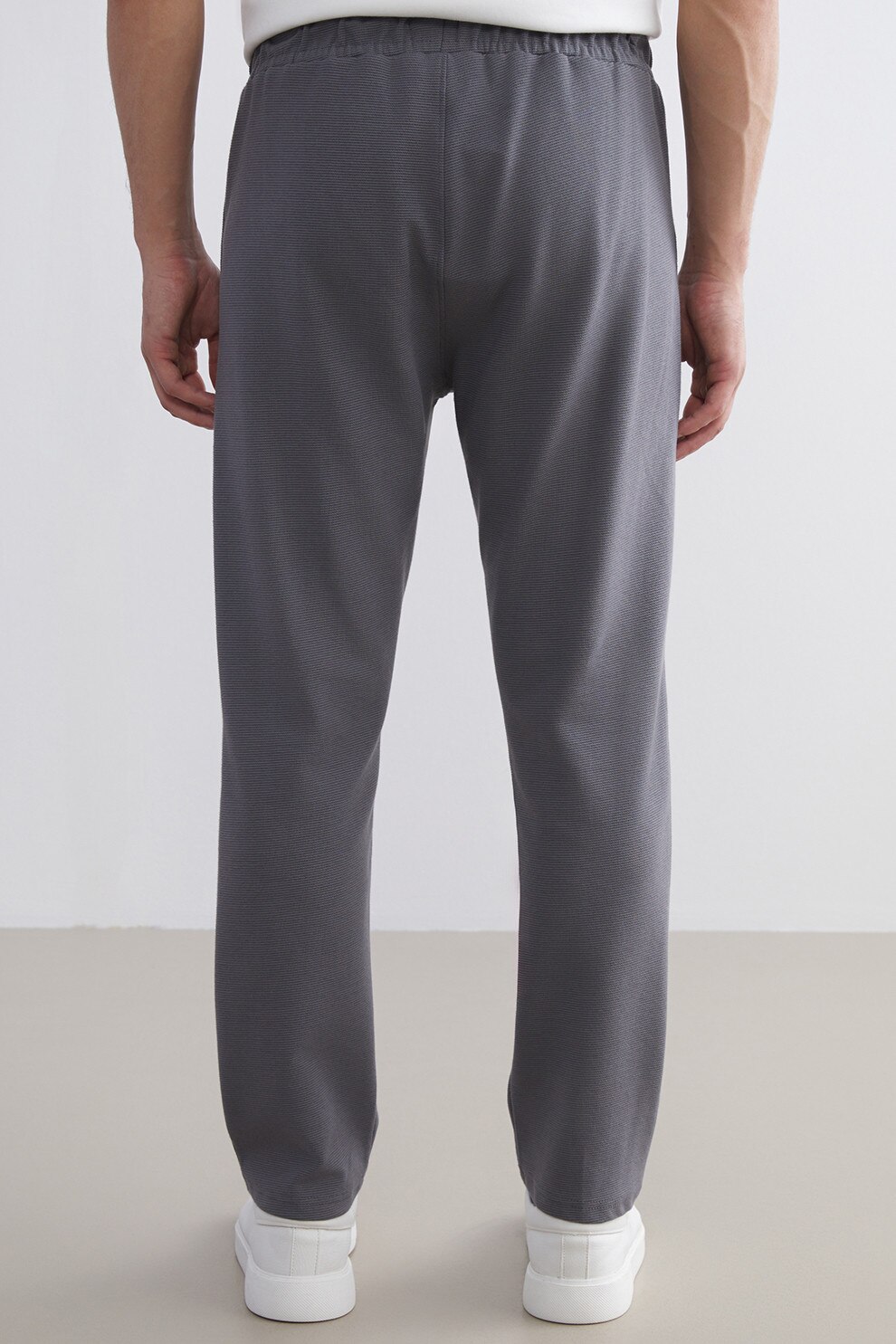 LC WAIKIKI, Pantaloni de trening din amestec de bumbac, Gri, 3XL