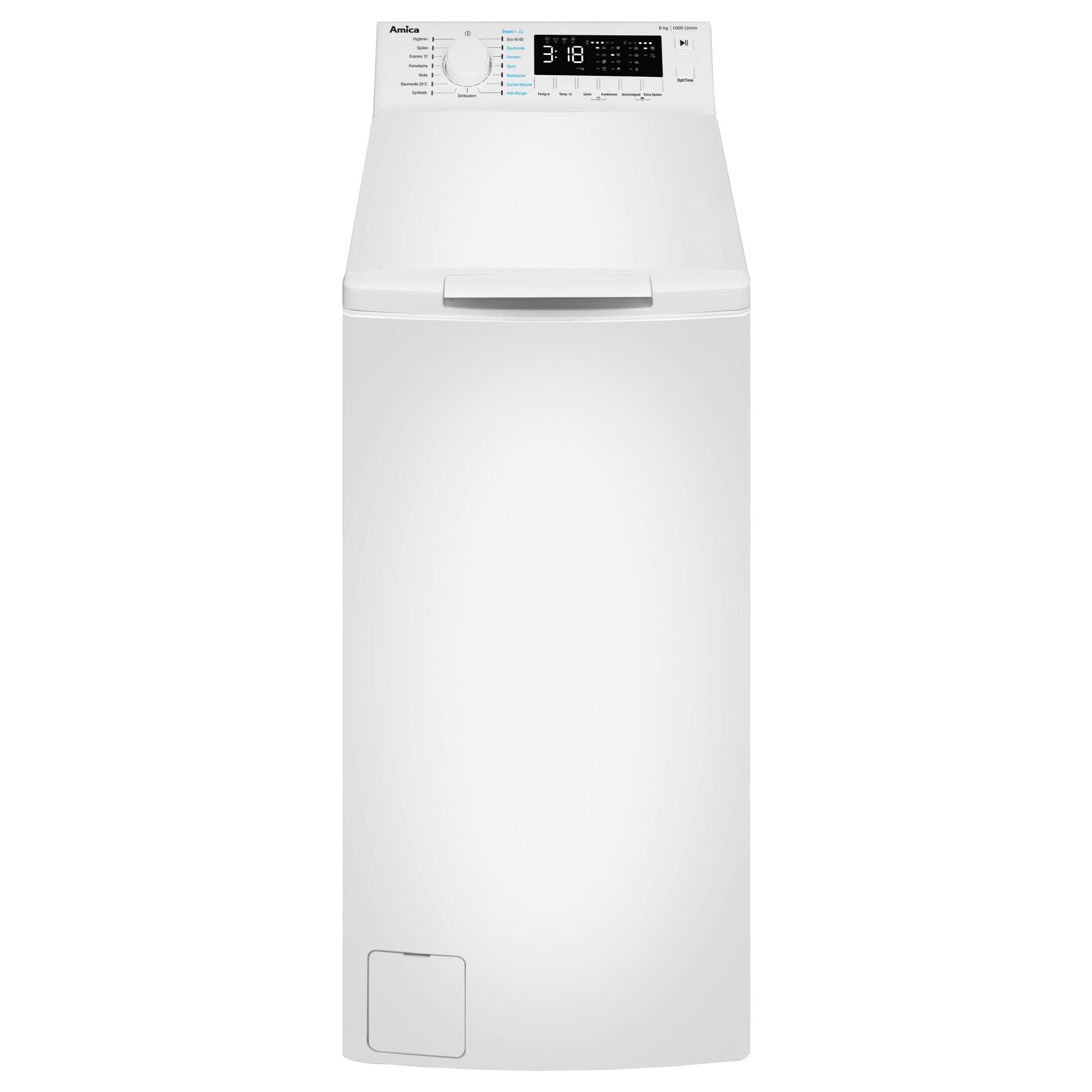 Masina de spalat rufe verticala Amica WT461711, 6 kg, 1000 U