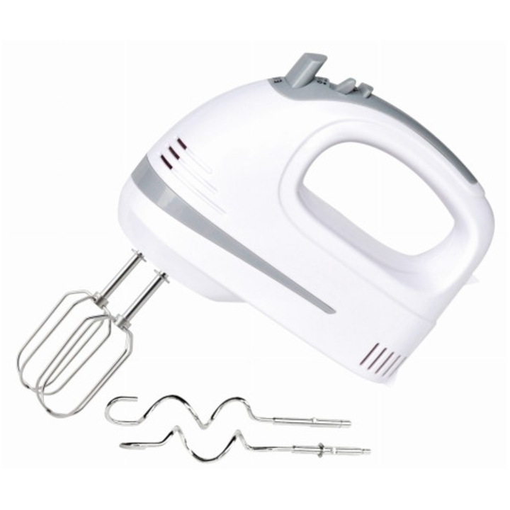Kamille Mixer – 300 W, 5 sebesség, 4 tartozék, Turbo és Eject funkció, ergonomikus és kompakt