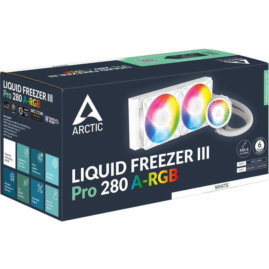 Cooler ARCTIC Liquid Freezer III Pro 280 A-RGB, AIO 280mm, Intel