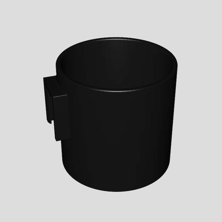 Suport de pahar Dacia YouClip, plastic rezistent, montare ușoară, fixare sigură