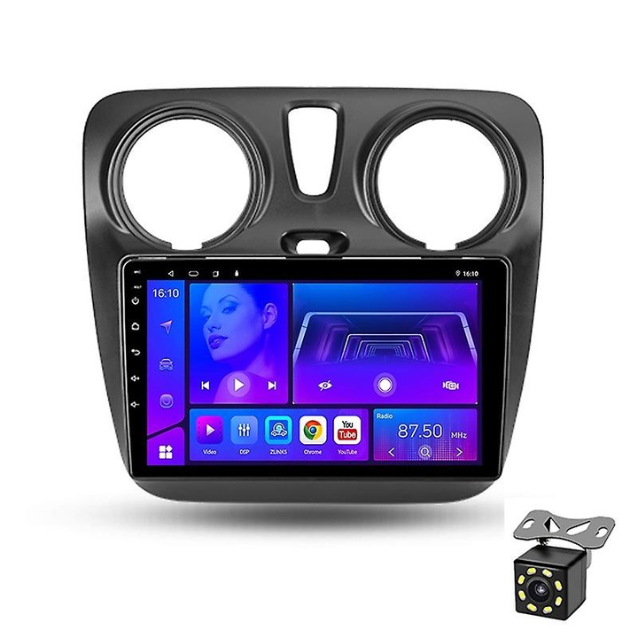 Android multimédia autórádió Carplay-jel, Lodgy Dacia Dokker 2012 - 2020-hoz