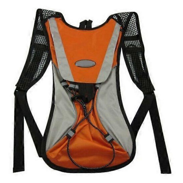 Hátizsák 2 literes víztartállyal, mérete 46x22cm, víztasakkal együtt