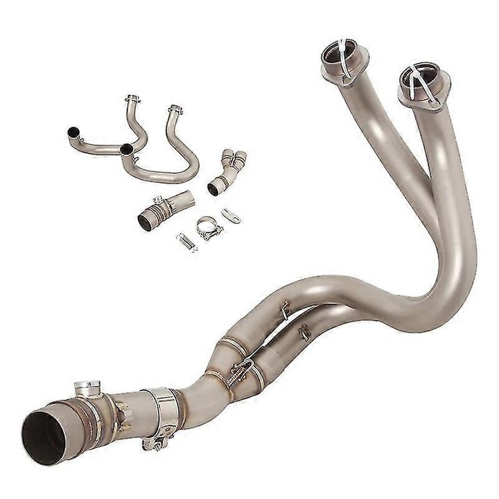 Sistem de esapament complet pentru motociclete Kawasaki, 2inch, otel inoxidabil, lungime 250mm, include DB killer