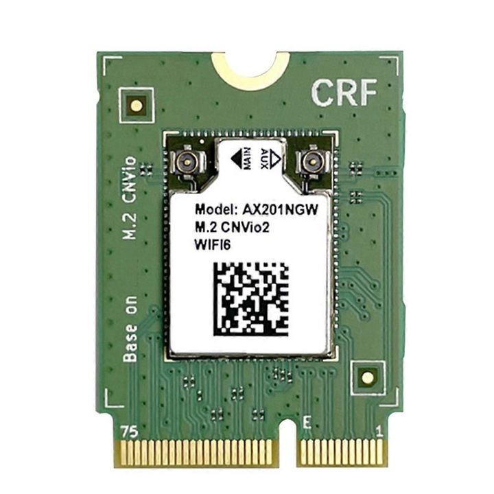 Card WiFi AX201, 2974Mbps, 2.4G&5G, verde, M.2