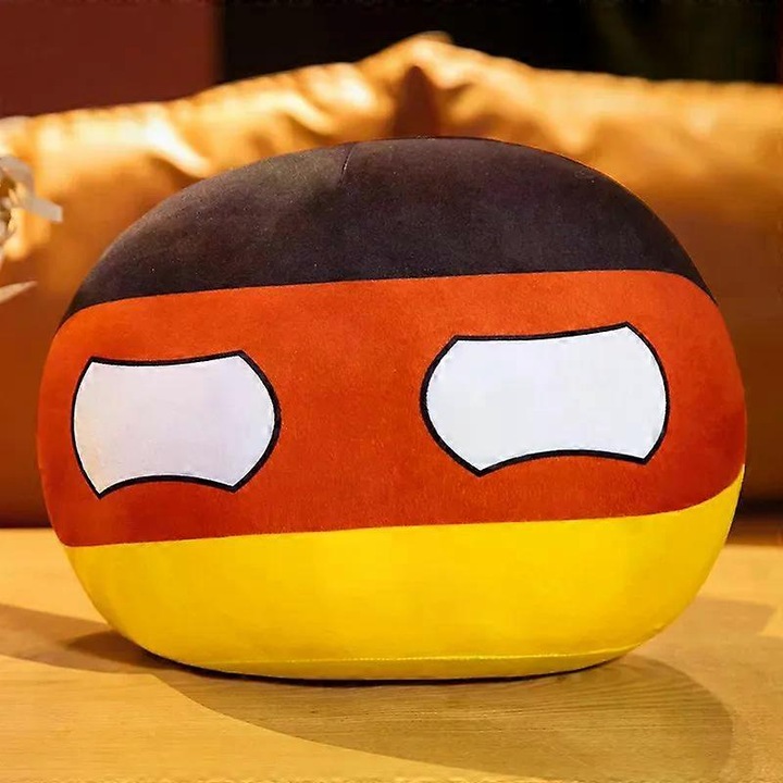 Papusa de plus Polandball, 10/30/40cm, jucarie de plus, set, multicolor