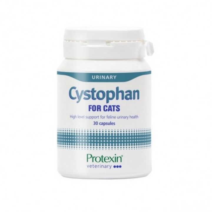 Cystophan, Protexin Veterinary, supliment nutritiv Pisici, dieta uscata, sistem urinar, adult
